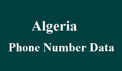 Algeria Phone Number