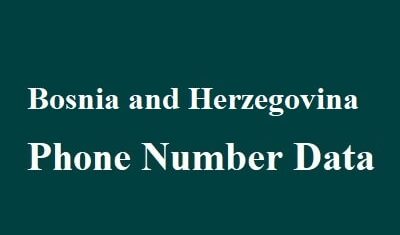 Bosnia and Herzegovina Phone Number