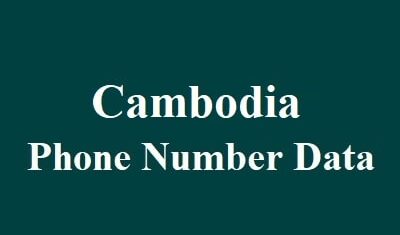 Cambodia Phone Number