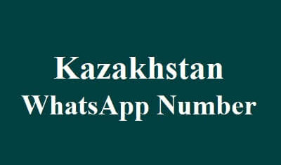 Kazakhstan WhatsApp Data