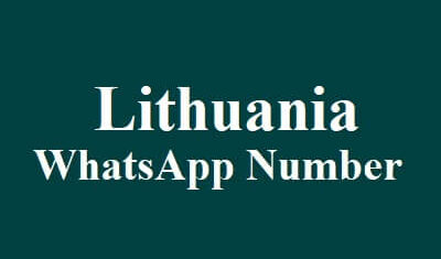Lithuania WhatsApp Data