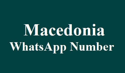 Macedonia WhatsApp Data