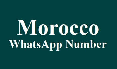 Morocco WhatsApp Data