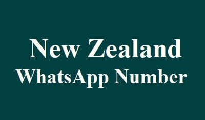 New Zealand WhatsApp Data