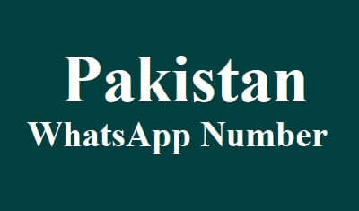 Pakistan WhatsApp Data