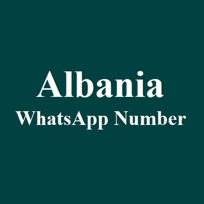阿尔巴尼亚 WhatsApp 数据