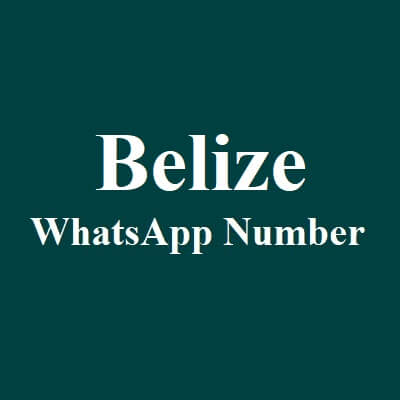 伯利兹 WhatsApp 数据