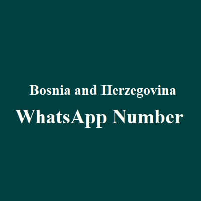 波斯尼亚和黑塞哥维那 WhatsApp 数据