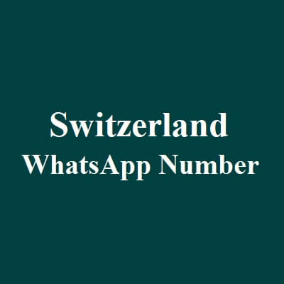 瑞士 WhatsApp 数据
